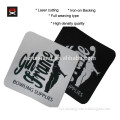 Customized High quality iron on woven patch for bowling bags